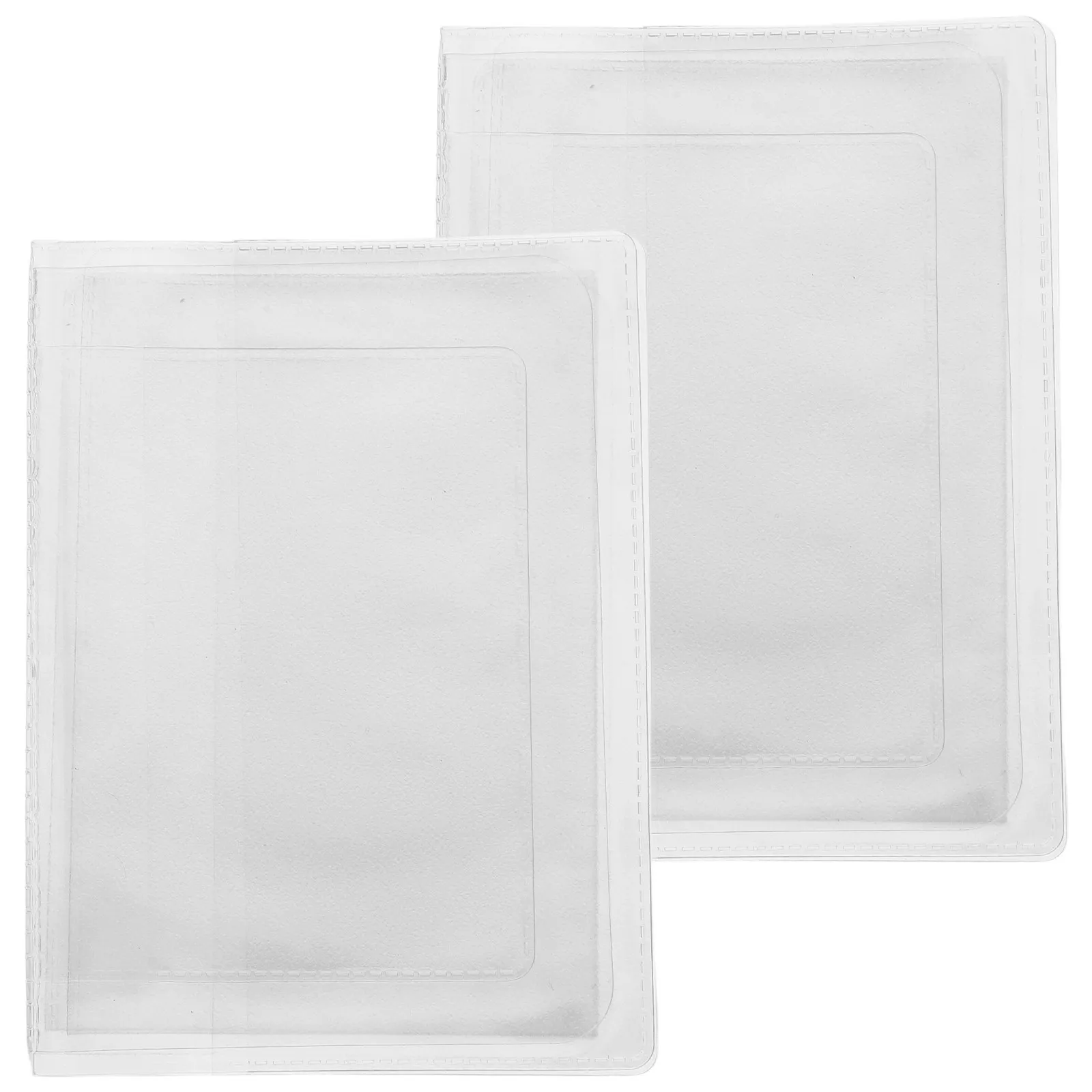 

2Pcs PVC Transparent Driver License Holder Organizer Card Storage Protect Credit Bus Subway Cards Credit Sleeve