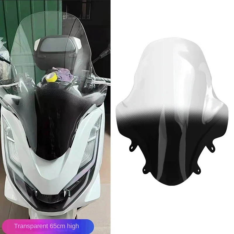 For  PCX160 2022 High Wind Front Deflector PC Material Modification Accessories for Motorcycles New Condition