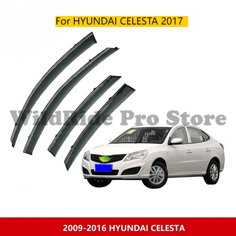 

Car Accessories Vent Door Window Visor for HYUNDAI CELESTA 2017 Wind Deflector Sun Visor Rain Guard