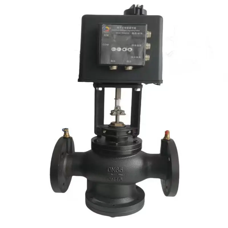 

High Temperature HVAC PICV Balancing Valve with 0-10V Electric Actuator OEM Factory Price