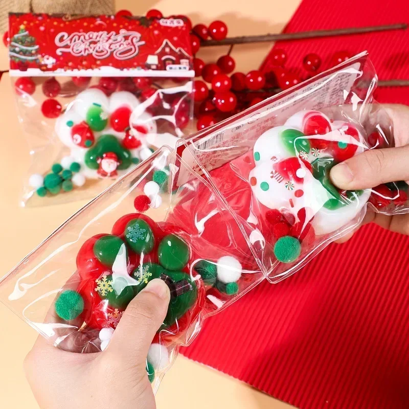 

Рождественские милые кошачьи лапы, моти, мягкие игрушки-непоседы, плюшевые сенсорные силиконовые игрушки с медленным отскоком, декомпрессионные игрушки, игрушки для снятия стресса