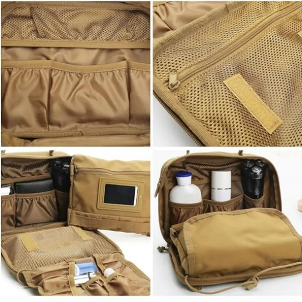 Hanging Toiletry Bag for Men Multi Pocket Large Capacity Shaving Hygiene Bag Waterproof Travel Toiletry Kit Traveling Use