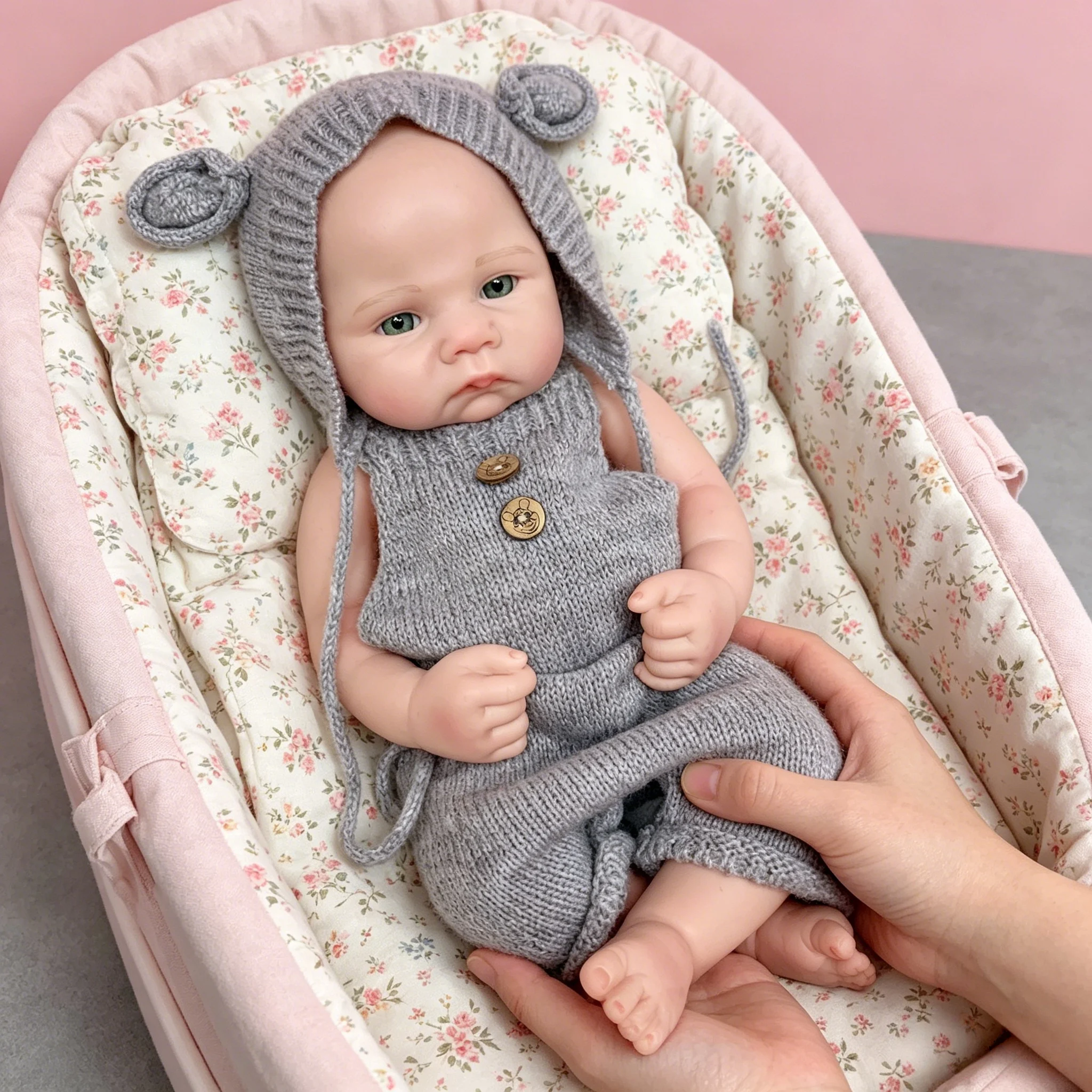 

Кукла-реборн OtardDolls, 16 дюймов, из мягкого цельного силикона, моющаяся, мальчик, с ручной росписью, игрушка, тело из силикона