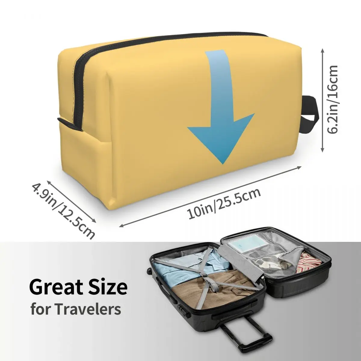 Avatar Aang Arrow Makeup Bag Cosmetic Organizer Storage Dopp Kit Toiletry Cosmetic Bag for Women Beauty Travel