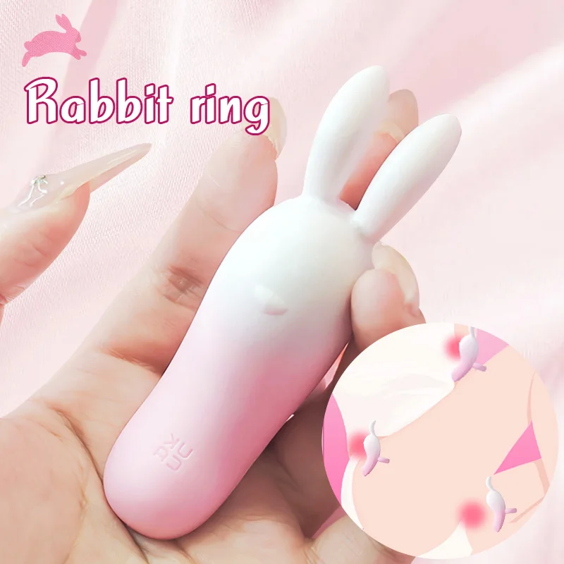 Ring Vibrator for Women 8 Modes Electric G-spot Clitoris Nipple Stimulater Innovative Touch Skin Buttons Female Sex Toys