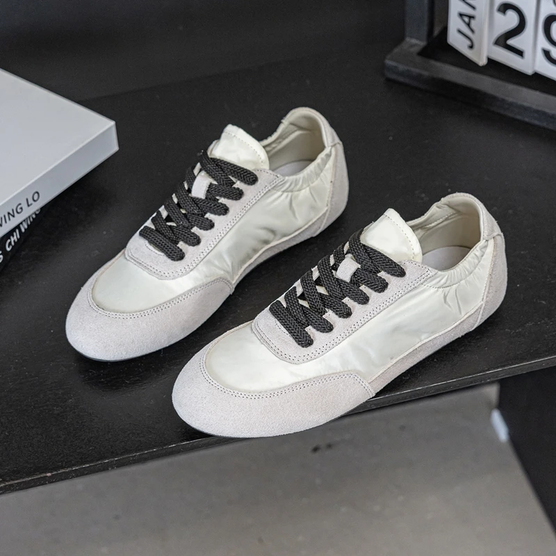 Women's Non-Slip Color Block Running Sneakers - Flat Sole