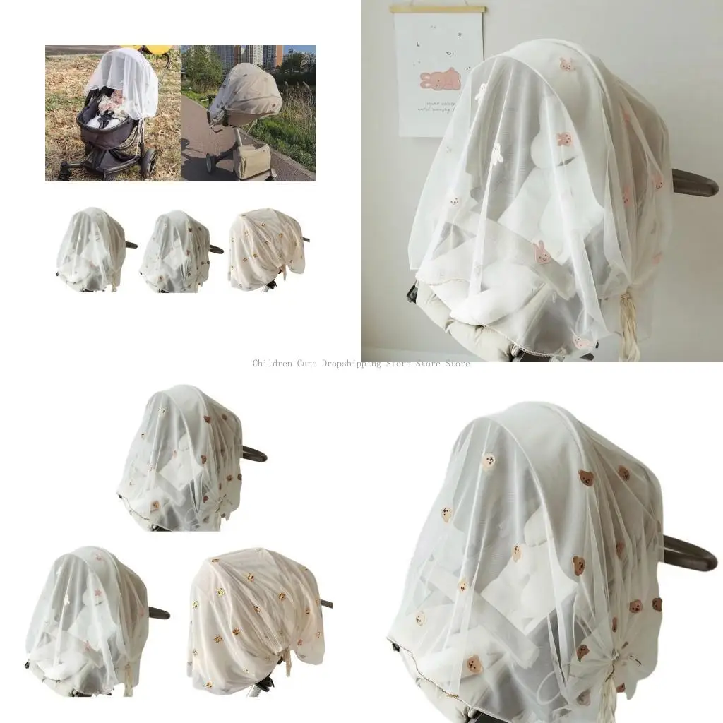 

Pushchair Mosquito Mesh Cover Infant Stroller Protective Net Pram Accessory