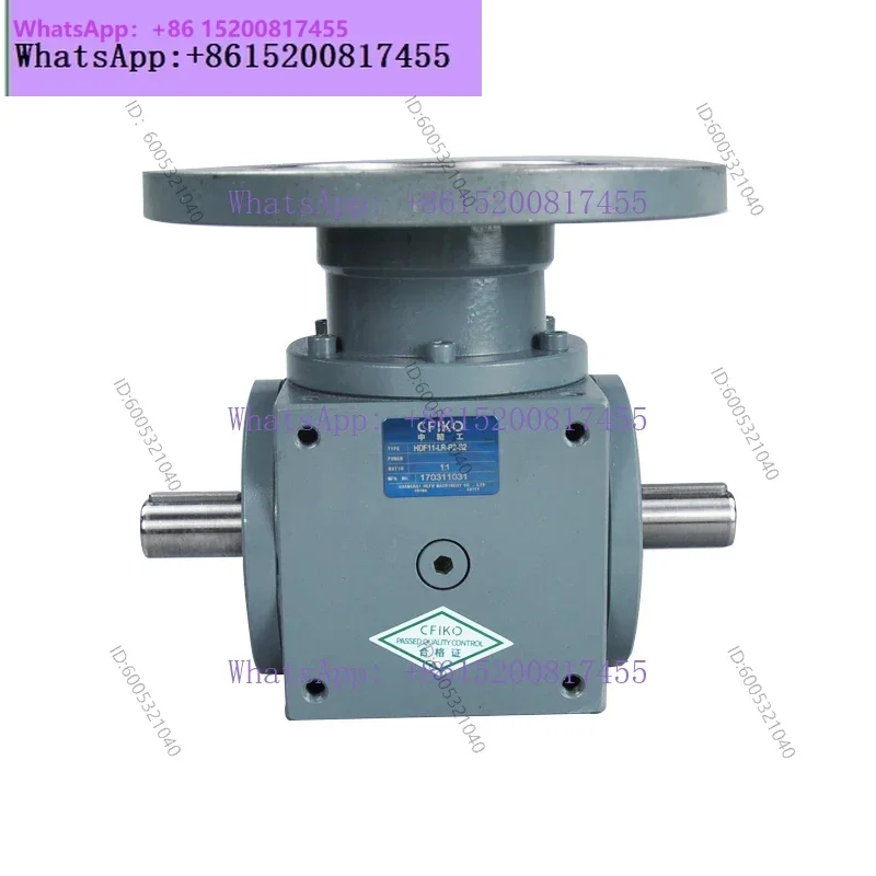 HD steering box HD09 HDA11 HDAF14 spiral taper commutator, right angle bevel gear reducer view 3