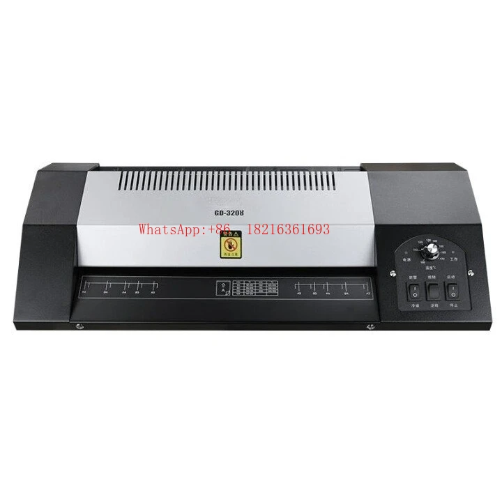 GD-3208 A3/A4 Commercial Office Plastic Sealing Film Machine, Photo File, Cold/Hot Mounting