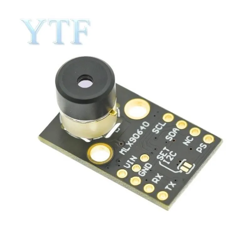 Imagem -04 - Medição de Temperatura Infravermelha Dot Matrix Sensor Módulo Imager Térmica ir 32x24 Mlx90640baa Mlx90640bab Gy-mcu90640