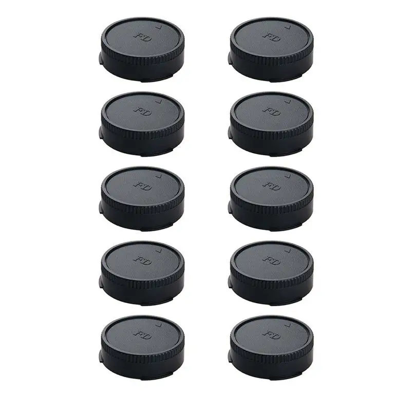 Cap para proteção lente canon, tampa da lente fd, boca especial, acessórios da câmera, 10pcs