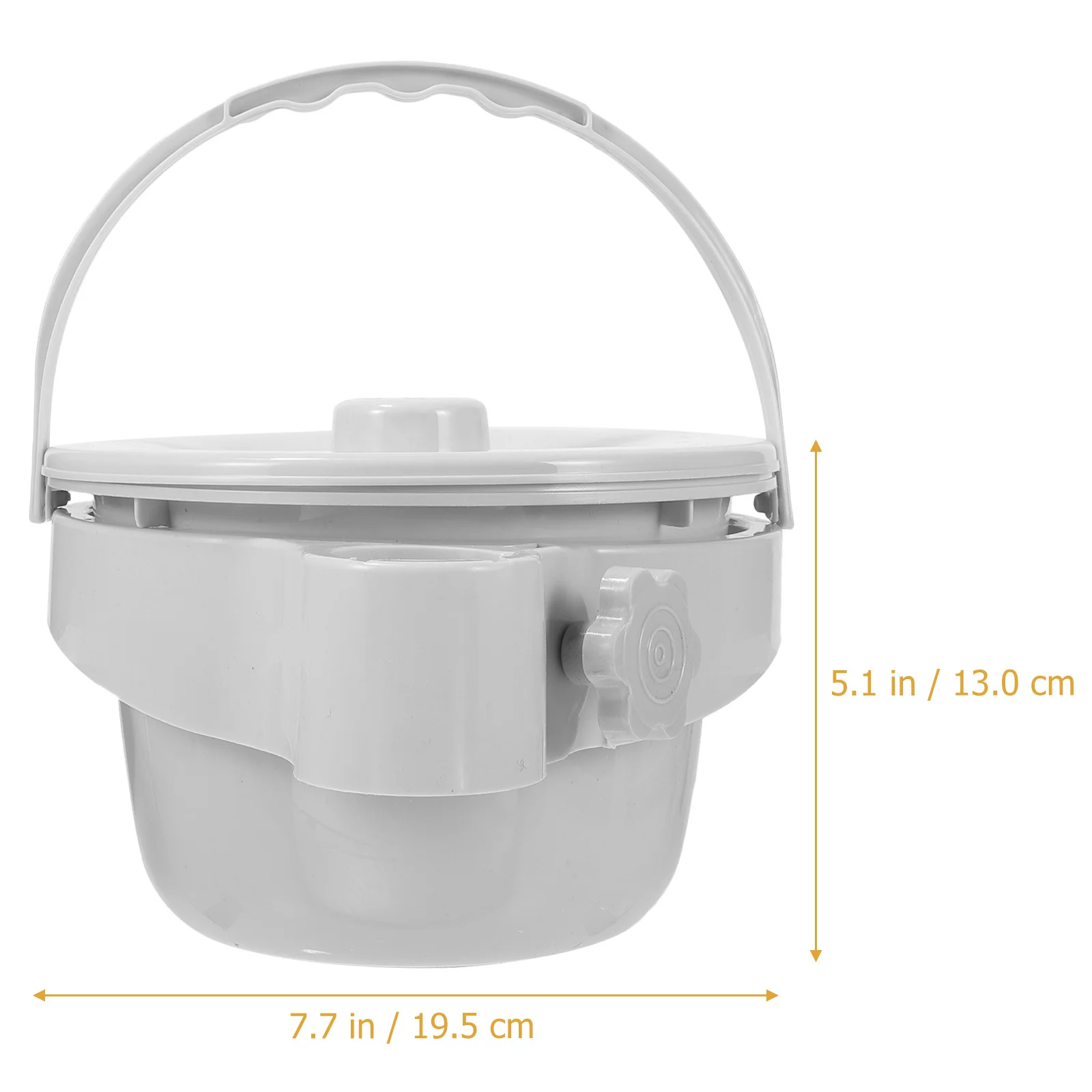 

Hanging Waste Container Beauty Salon Cart Trash Bin Thick Material Hanging Storage Bucket for Eyelash Extending