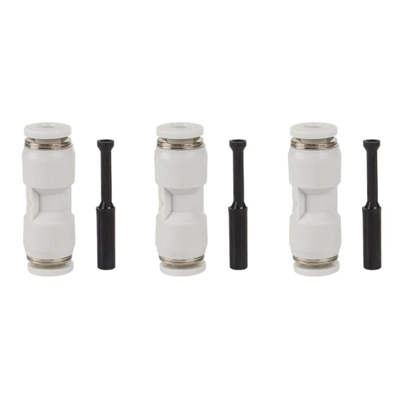 3PCS PTFE Connector Tubo Ajuste Pneumático Conector Rápido 1,75mmm Filamento