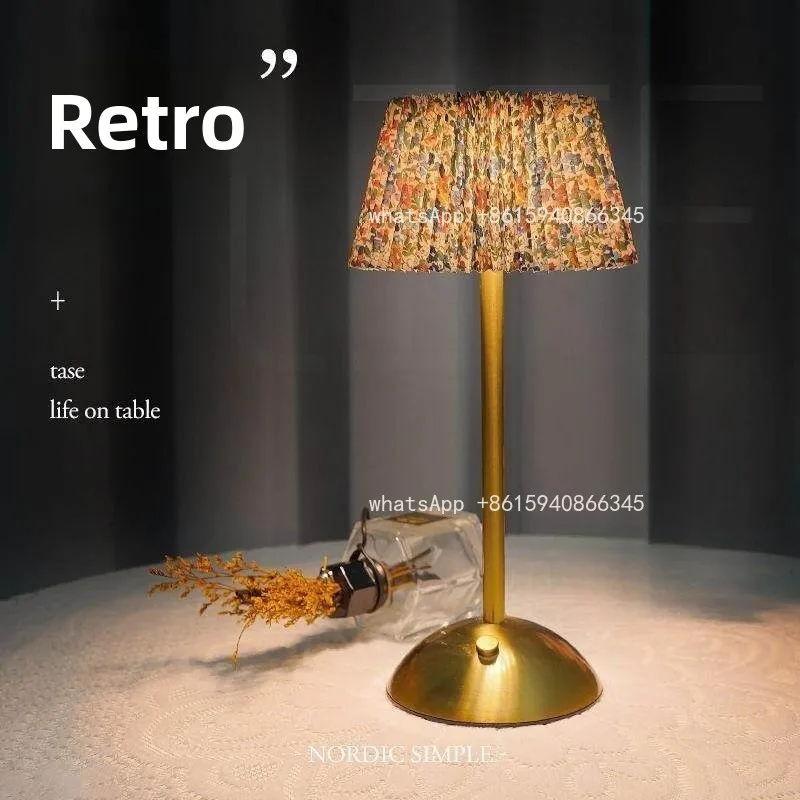 Eye protection desk lamp pleated touch charging pleated lamp warm romantic bedroom creative student night light