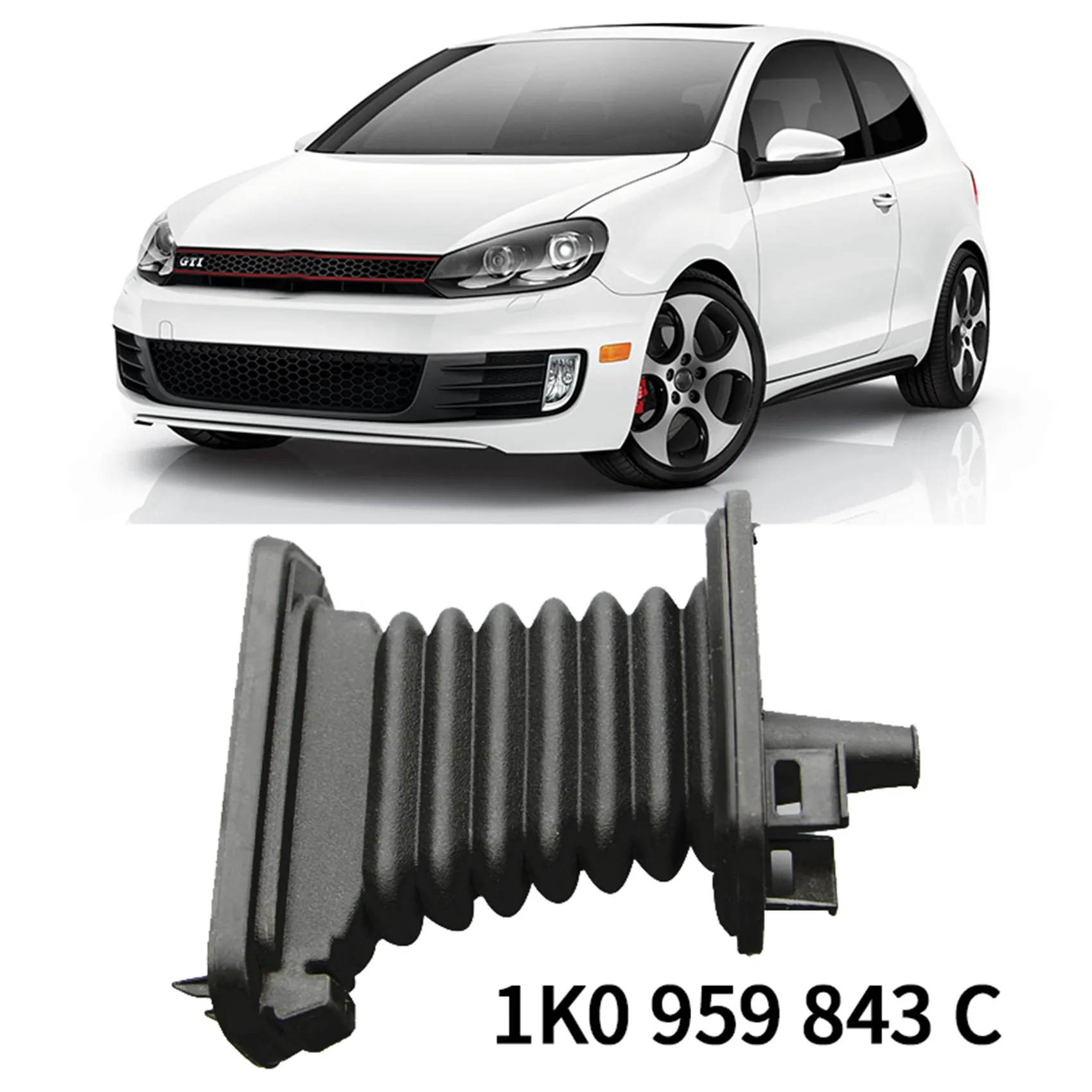 2X Car Door Side Plate Threading Sheath Door Harness Sheath For Tiguan For Jette For Passat CC Golf 6 MK6 1K0 959 843 C