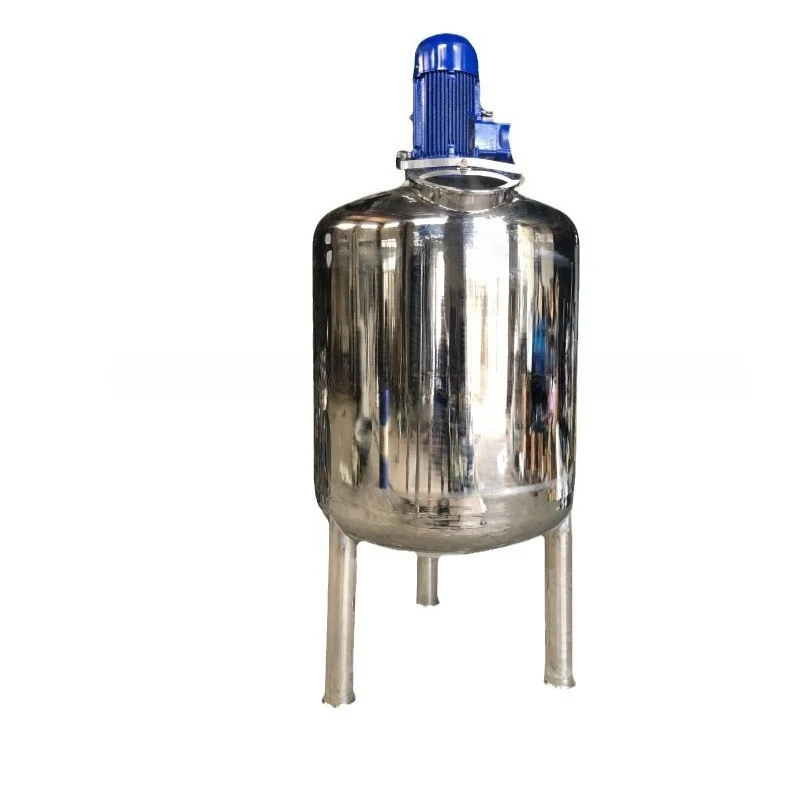 Stainless steel electric heating mixing bucket, chemical mixer reaction kettle, vacuum pressure mixing tank