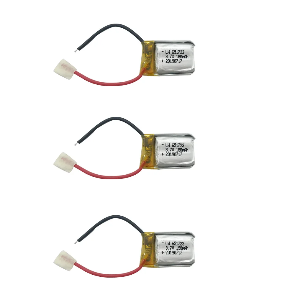 5 sztuk 3.7V 180mAh bateria lipo dla Syma S107G S109G S111G S105 S107 S109 dla RC akcesoria do śmigłowców 3.7V baterii