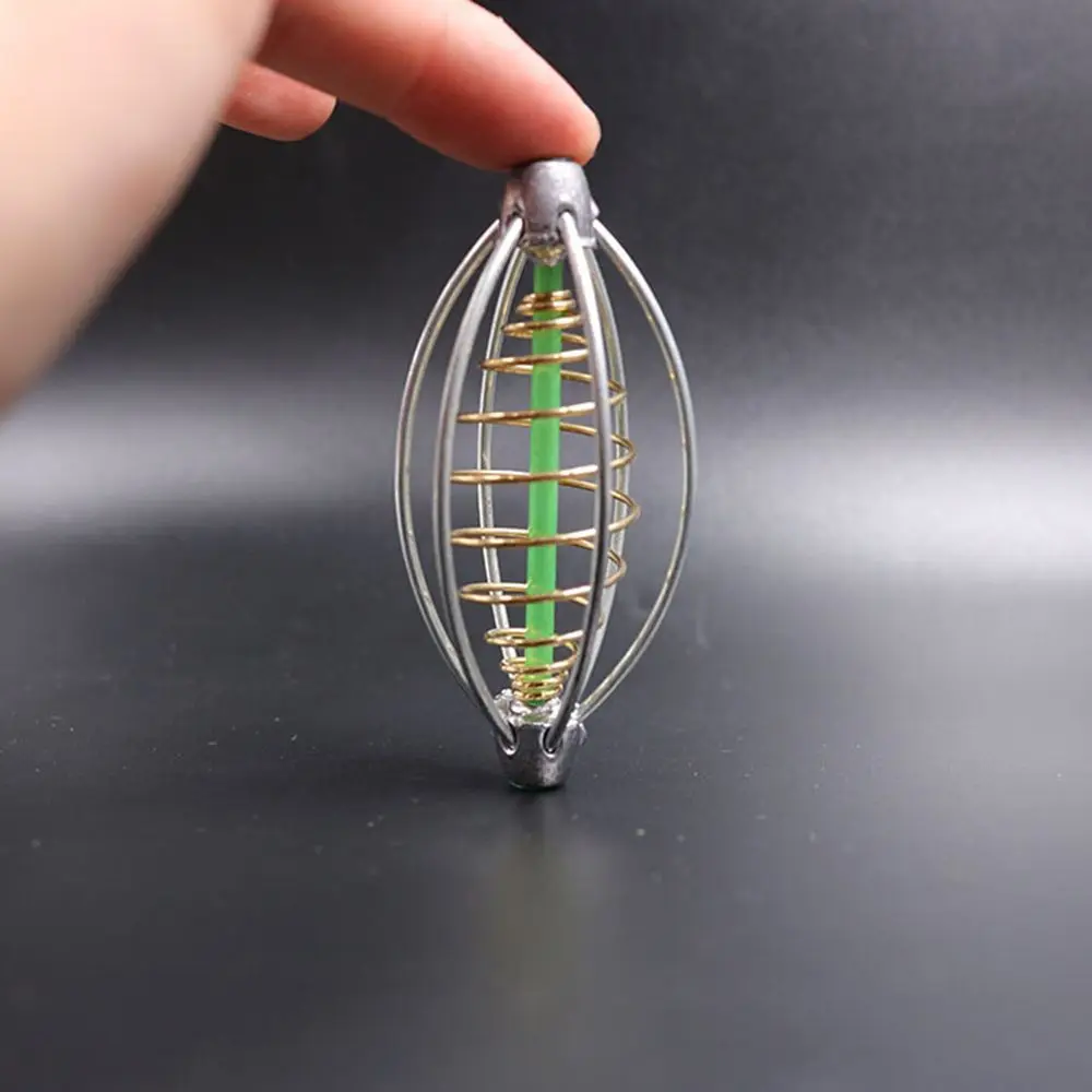5cm/6cm/7cm 6 Wire Method Carp Fishing Feeder Swim Feeders with Lead Sinker Fishing Feeder Sinker