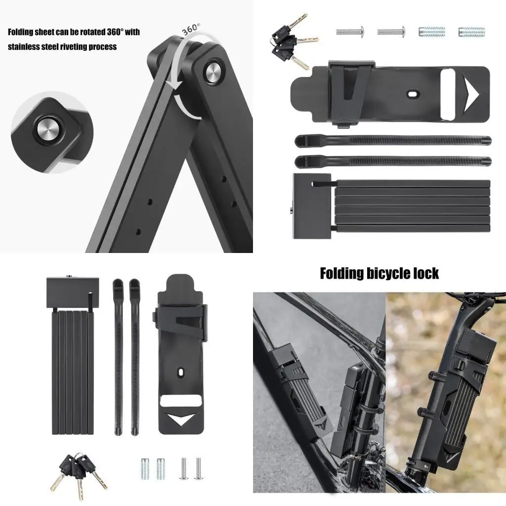 

Y1uc Antitheft Cycling Lock с ключевыми велосипедными велосипедами Scooter мотоцикл складной блокировка складной велосипед