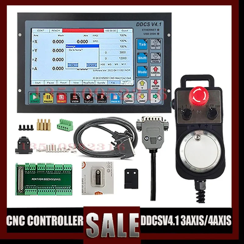 DDCSV3.1 Newly Upgraded DDCSV4.1 3/4 Axis CNC Off-Line Independent Machine Tool Engraving And Milling Motion Controller Kit