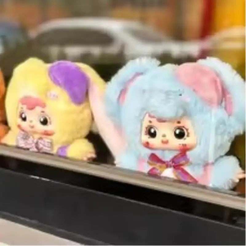 صموئيل كوفي شوب بير سلسلة صندوق أعمى دمى قطيفة على ظهره المفاتيح تزيين مُثبت مفاجأة لعبة عيد ميلاد هدية قابلة للجمع #4