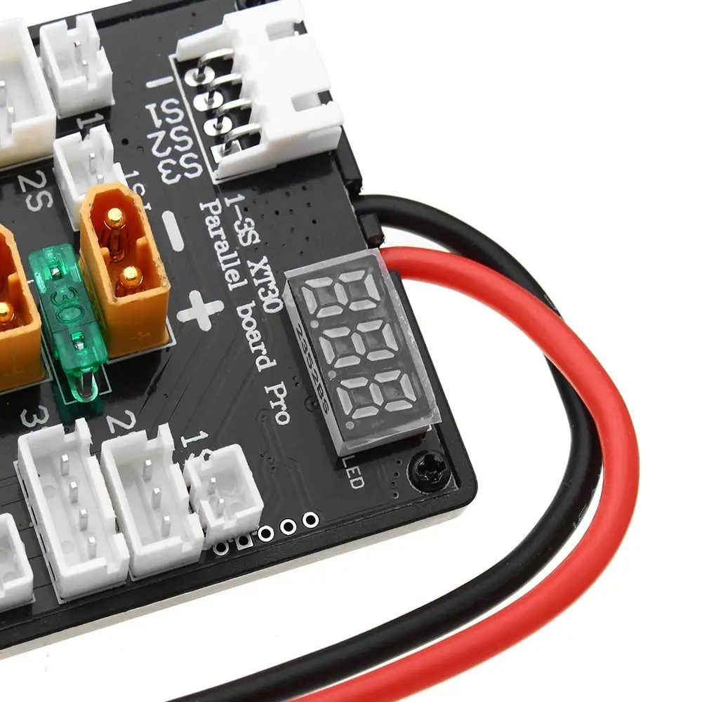 XT30 Plug Lithium Battery Charger 1S-3S Plastic Parallel Charging Board Parallel Connection for IMAX B6 Balance Charger