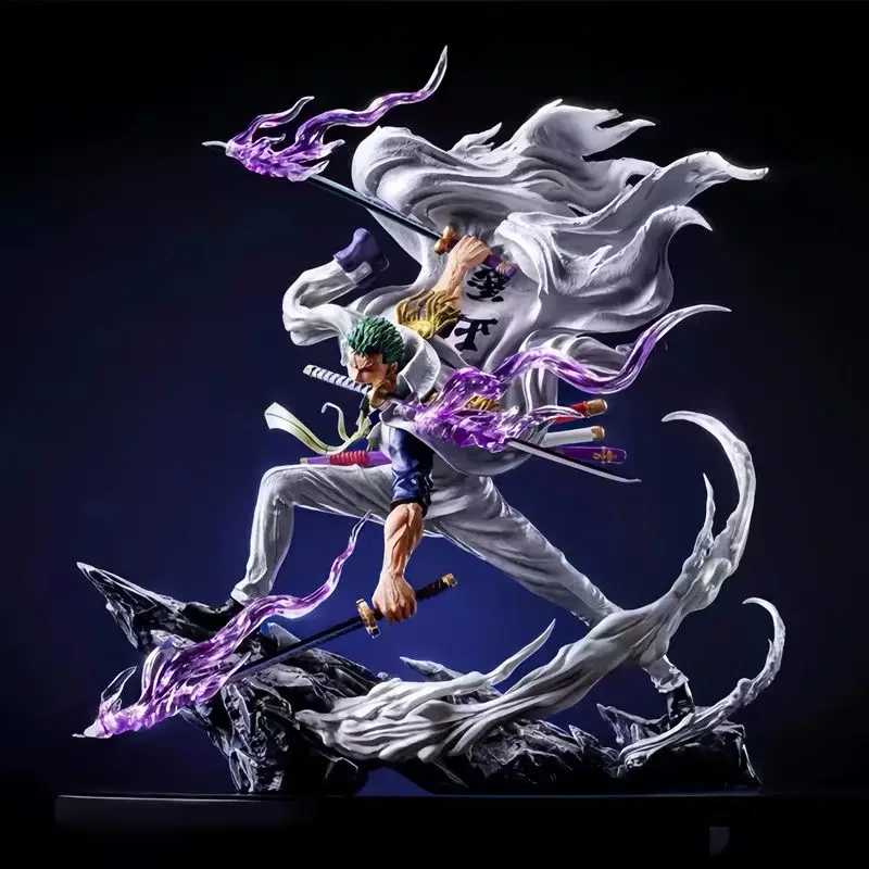22 センチメートルワンピースアニメフィギュア Gk ロロノア・ゾロアクションフィギュア Pvc コレクション漫画モデルおもちゃデスクトップ装飾装飾品