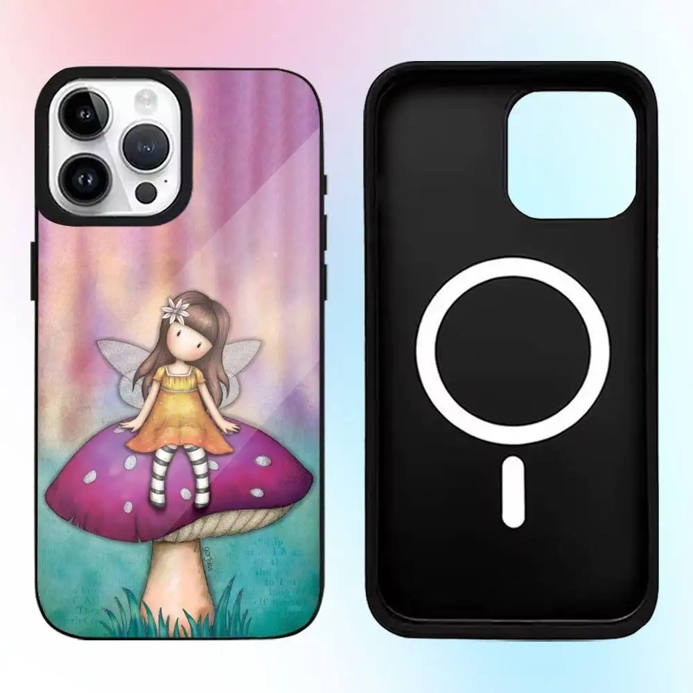 حافظة هاتف S-Santoro G-Gorjuss لهاتف iPhone17,16,15,14,13,12,11 Plus، Pro Max مغناطيسية للشحن اللاسلكي Magsafe #5