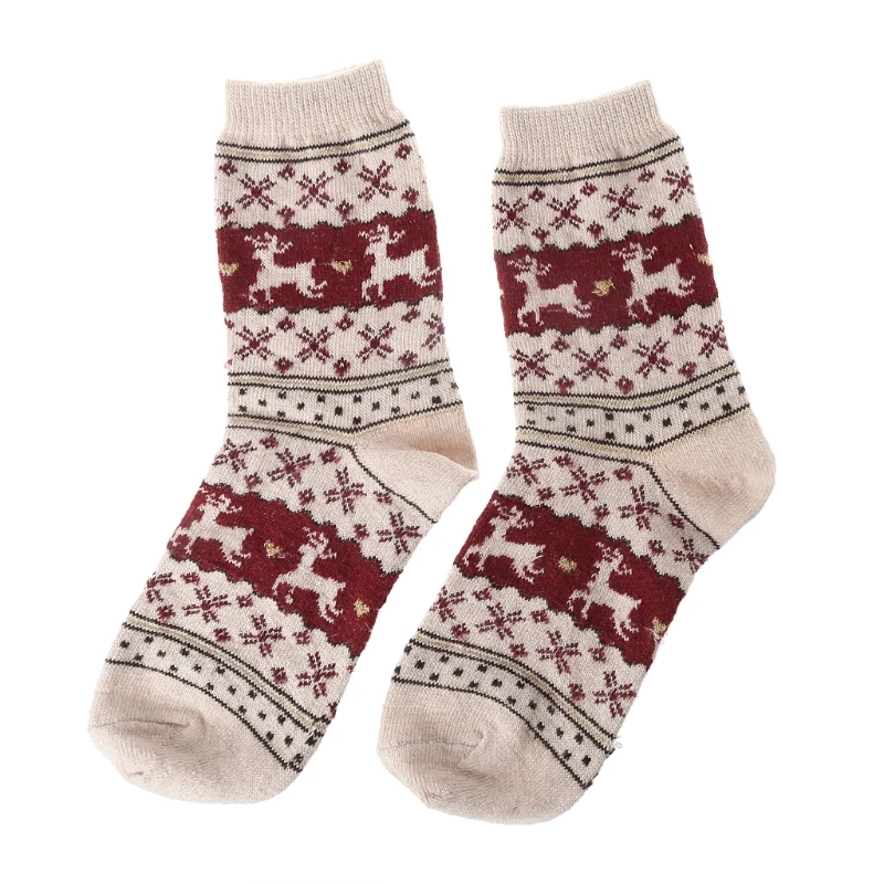 

2024 New Women Winter Socks Christmas Gift Warm Wool Socks