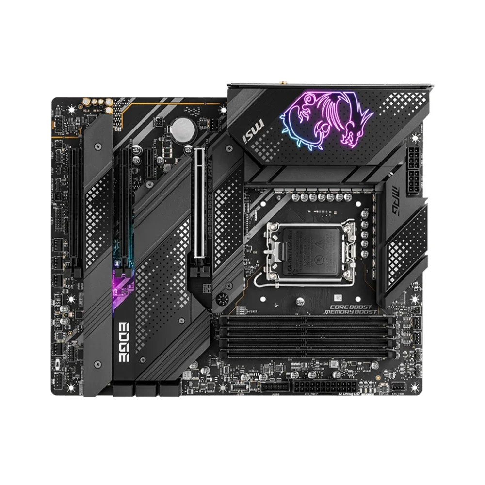 Msi mpg z690 borda wifi placa-mãe suporte soquete lga1700 i9-14900K i7-12700K i5-12600K cpu intel z690 4xddr4 pcie 3.0 atx