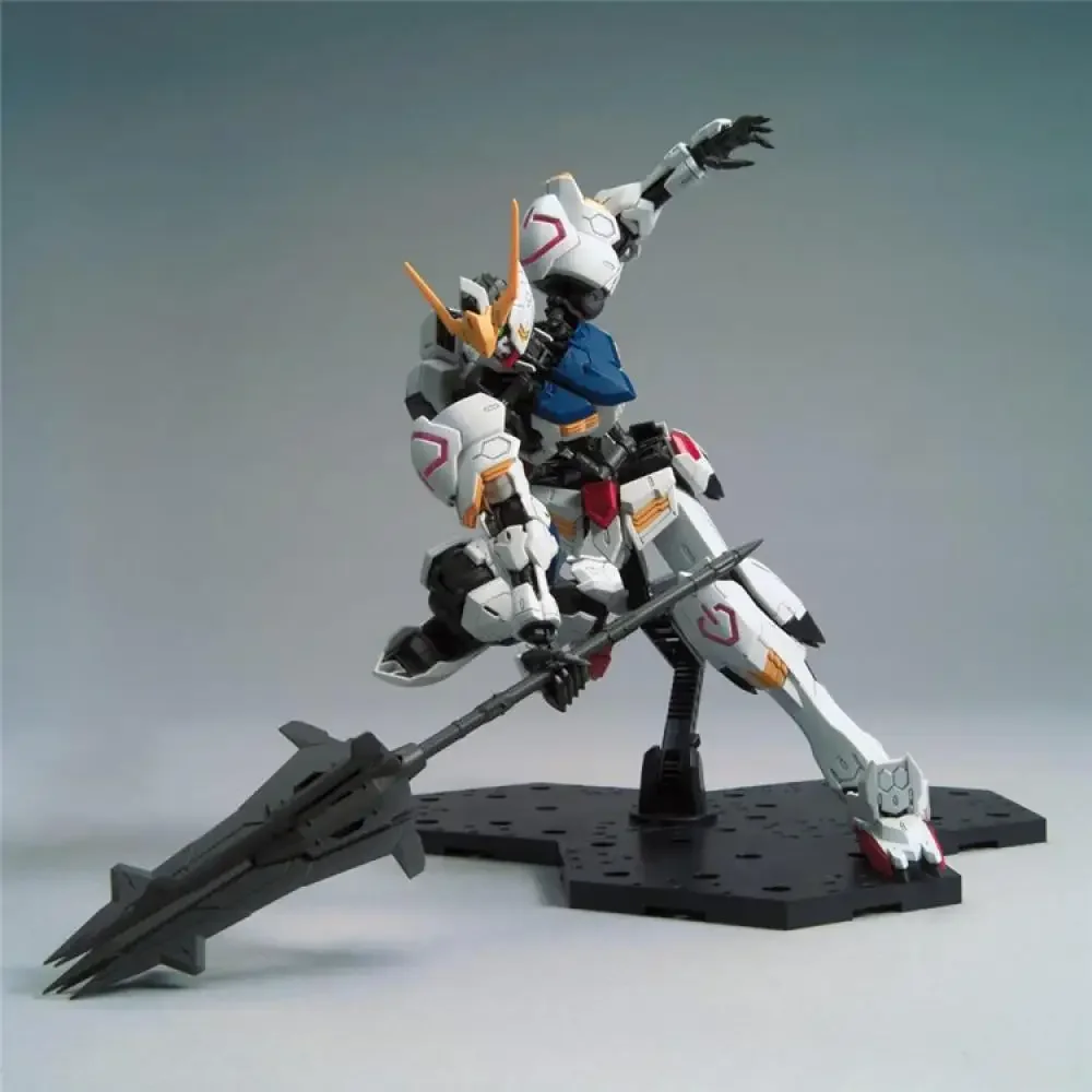 Bandai gundam 1/100 mg barbatos o quarto forma gundam modelo crianças montado robô anime figura de ação brinquedos