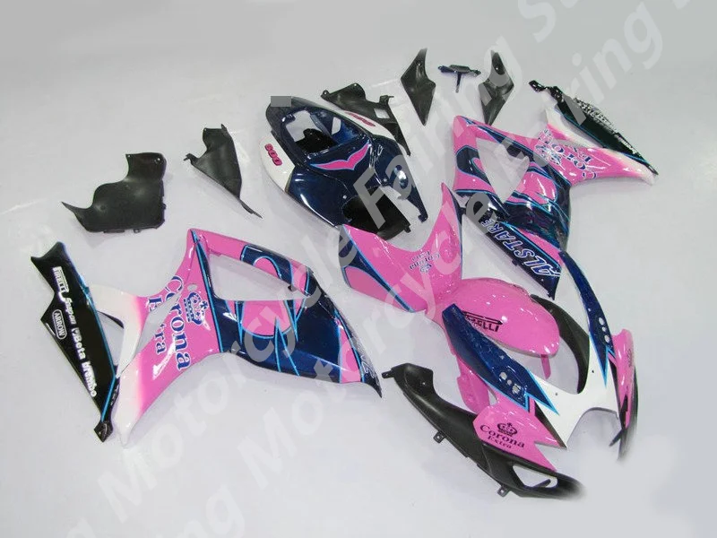 Nn-Injection Fairing Kit for  G S XR 600 750 K6 06 07 G S XR600 G S XR750 2006 2007 New pink black white Fairings