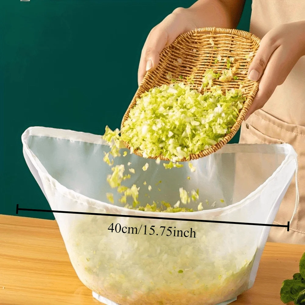 Reusable Cheese Cloth Bags | Heavy-Duty Fine Mesh Strainer for Cheese, Yogurt, Coffee, Whey & Homemade Food | Open Top Design