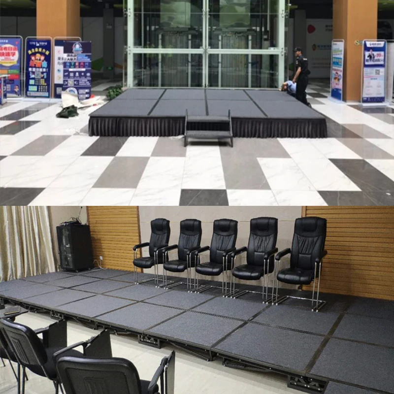 Hotel Event Stage Folding Stage Shelf Lifting Mobile T Platform