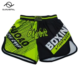 Thai Boxing Shorts Afdrukken Mma Muay Thai Shorts Goedkope Sanda Kickboksen Broek Kids Vrouwen Martial Arts Grappling Fight dragen