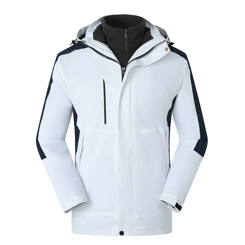 Spring Winter Men Outdoor Sport Jackets Two-piece Set Detachable Liner 3 in 1 Jackets Male Windproof Waterproof Hiking Jackets