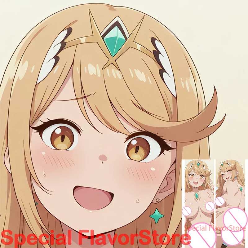 

Dakimakura anime Mythra Double-sided Print Life-size body pillows cover Adult pillowcase