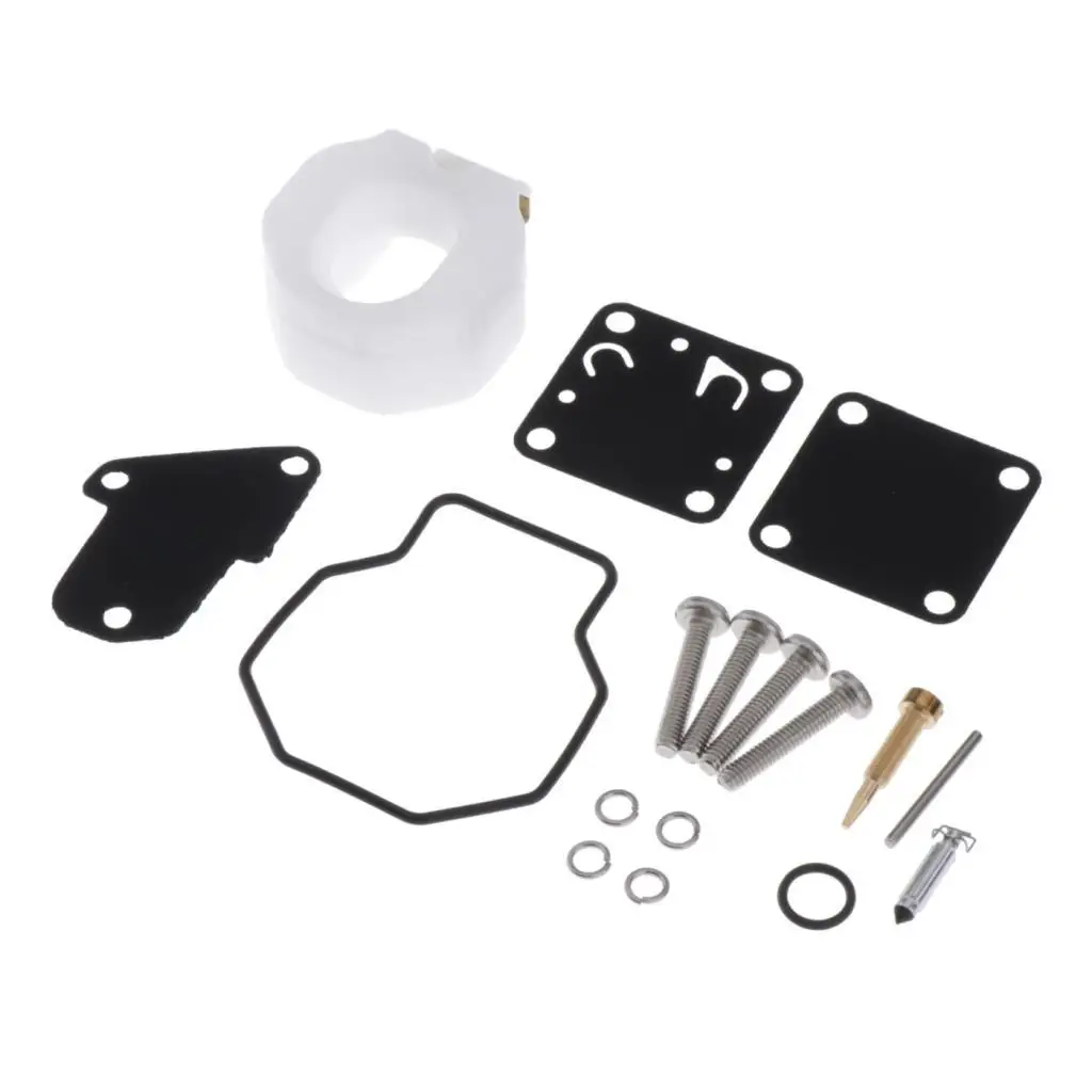 Kit de reparação completo do carburador para yamaha 6e0-w0093-04 6e0-w0093-02 6e0-w0093-03