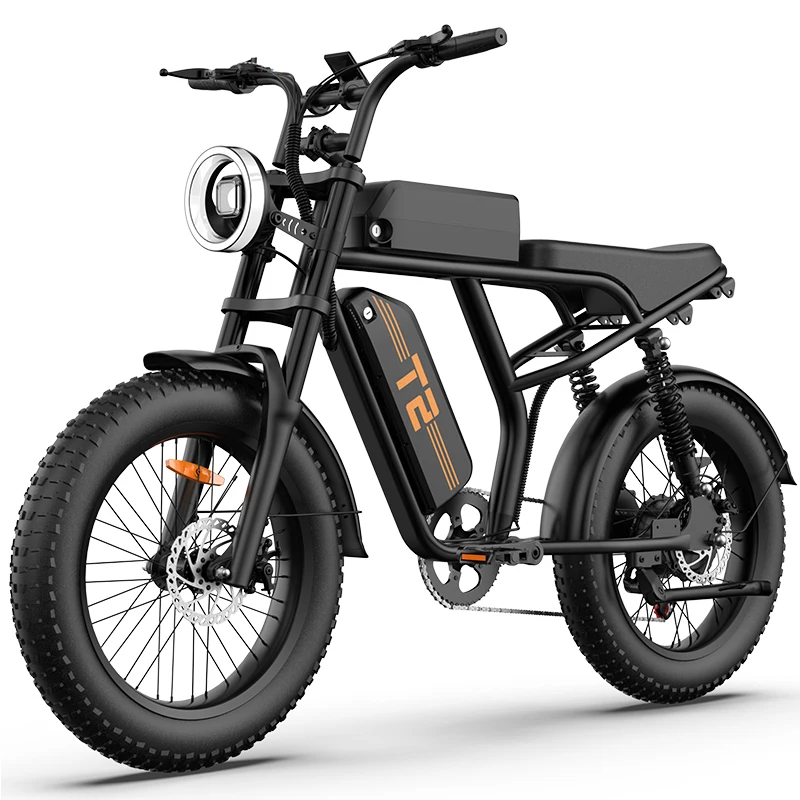 URLIFE T2 City Erwachsenen E-Bike 48V15.6AH Akku Stadtpendler Elektrofahrrad 20*4 Zoll Fette Reifen E-Fahrrad – Detail 12