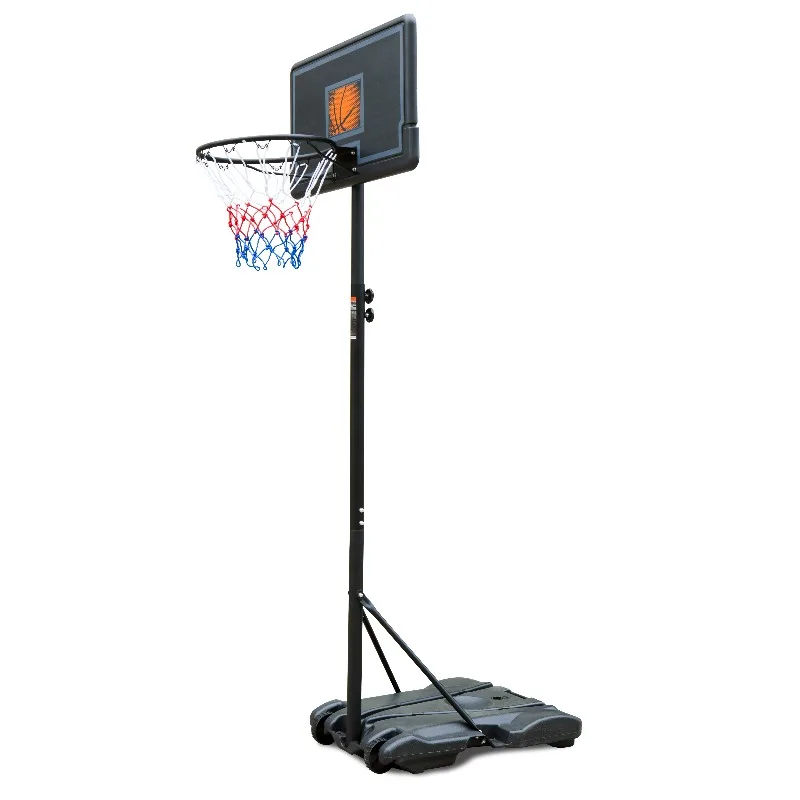 

Portable Movable Basketball Stand Adjustable Hoop For Kids Perfect For Indoor Outdoor Court Training And Recreational Activities
