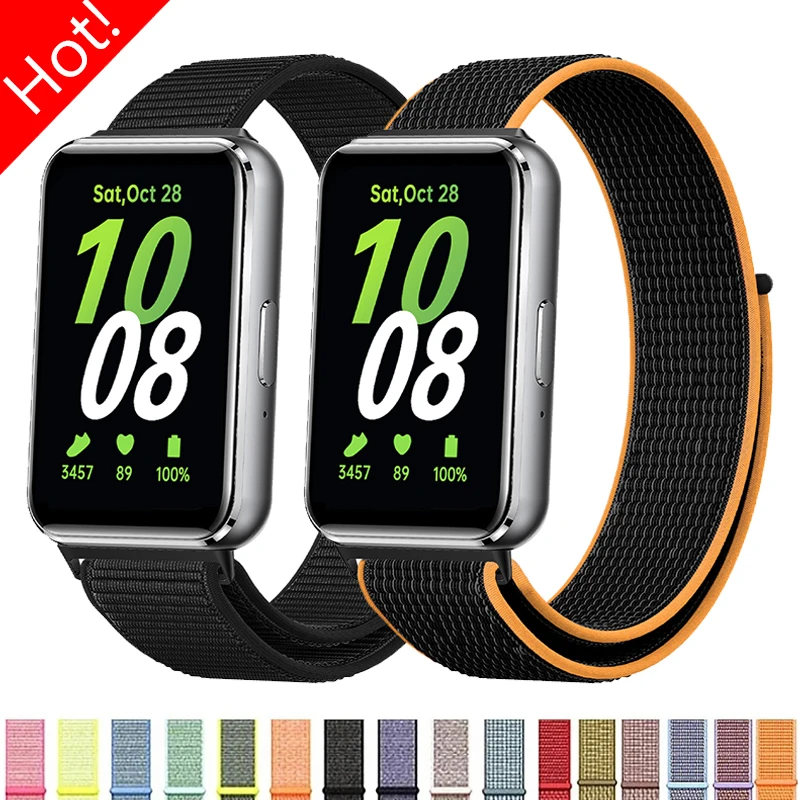 Quick Fit Nylon Strap for Samsung Galaxy Fit 3 Band Sports Bracelet Replacement for Galaxy Watch Fit 3 Wristband Accessories