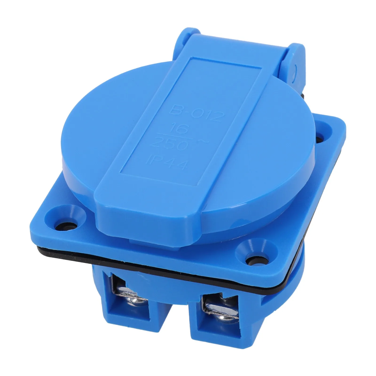 Copper Core Industrial Generator Socket For Industrial Use Blue Long for service Life Low Resistance Nylon Shell