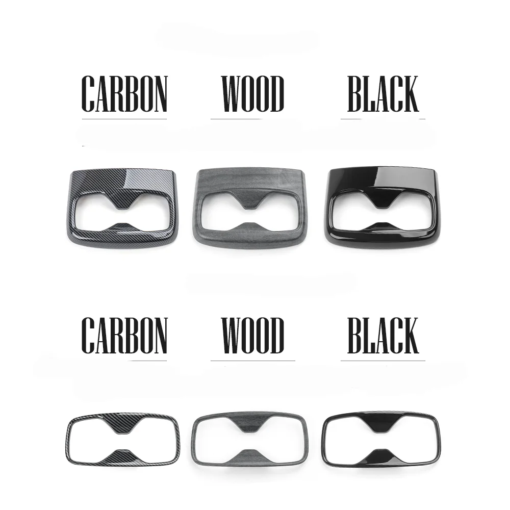 

Car Interior Accessories Full-coverage/Semi-coverage Rear Cup Holder Cover Frame Trim ABS Material For Kia EV9 2024 2025 LHDRHD