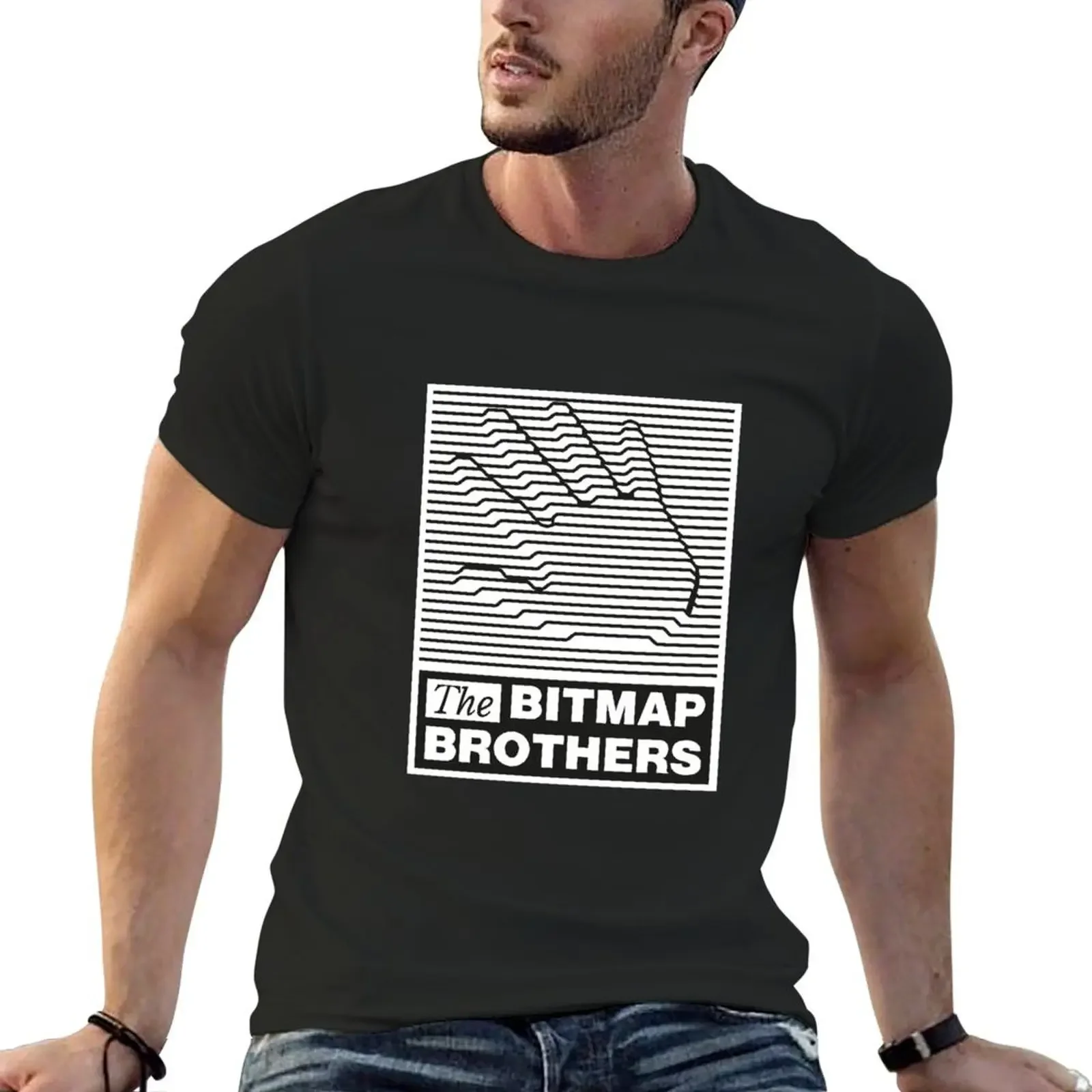 

Amiga - The Bitmap Brothers Logo T-Shirt plus sizes cheap stuff mens clothes