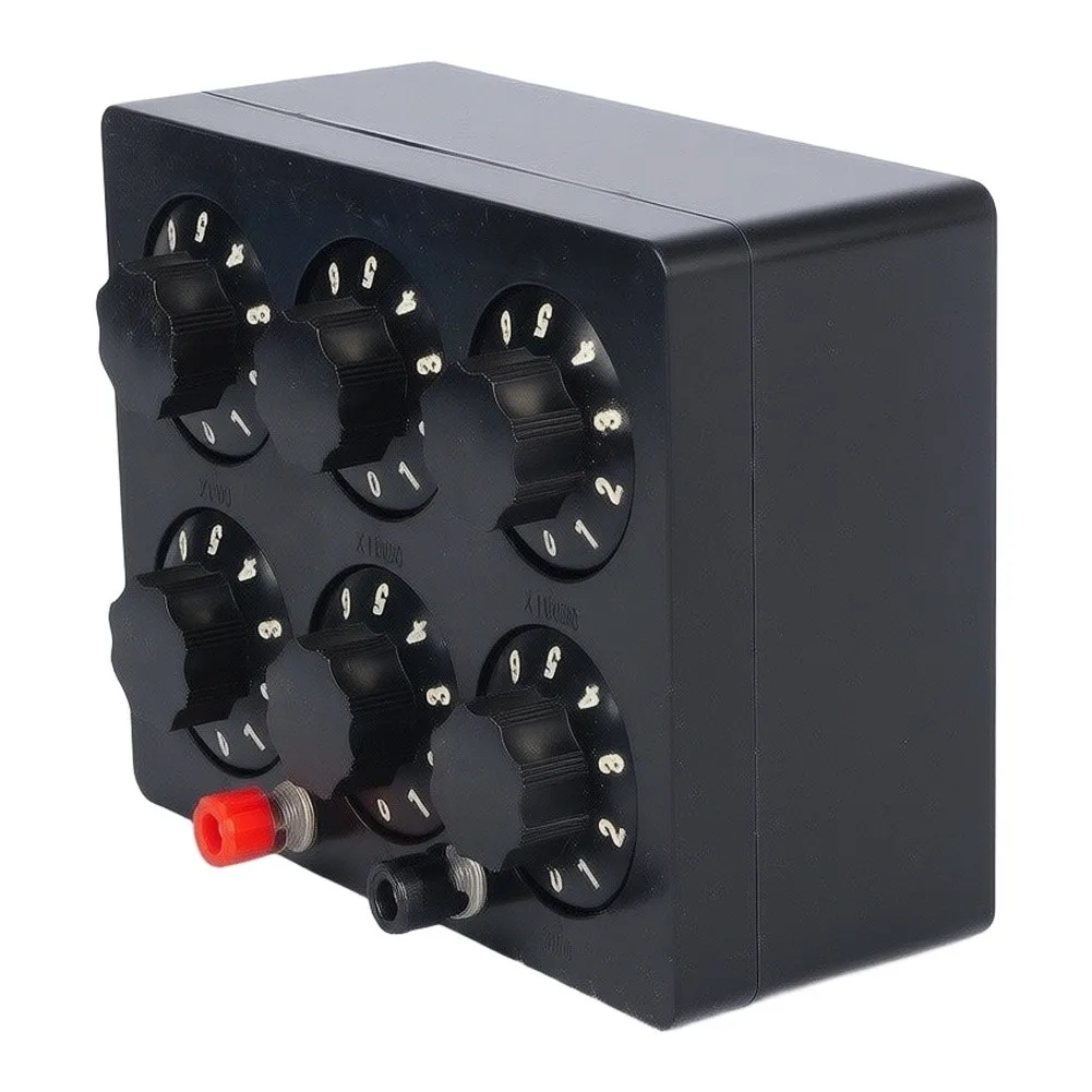 J23022 Physics Lab Equipment Adjustable Resistor Box 0 to 99999.9 Ohm for Experimental Verification and Circuit Analysis