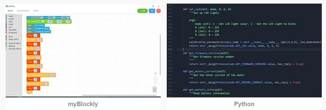 CHKJ MyAGV 2023 PI ROS سيارة روبوت سيارة ذكية 4WD تدعم 2D SLAM رسم الخرائط والملاحة أذرع الروبوت #4
