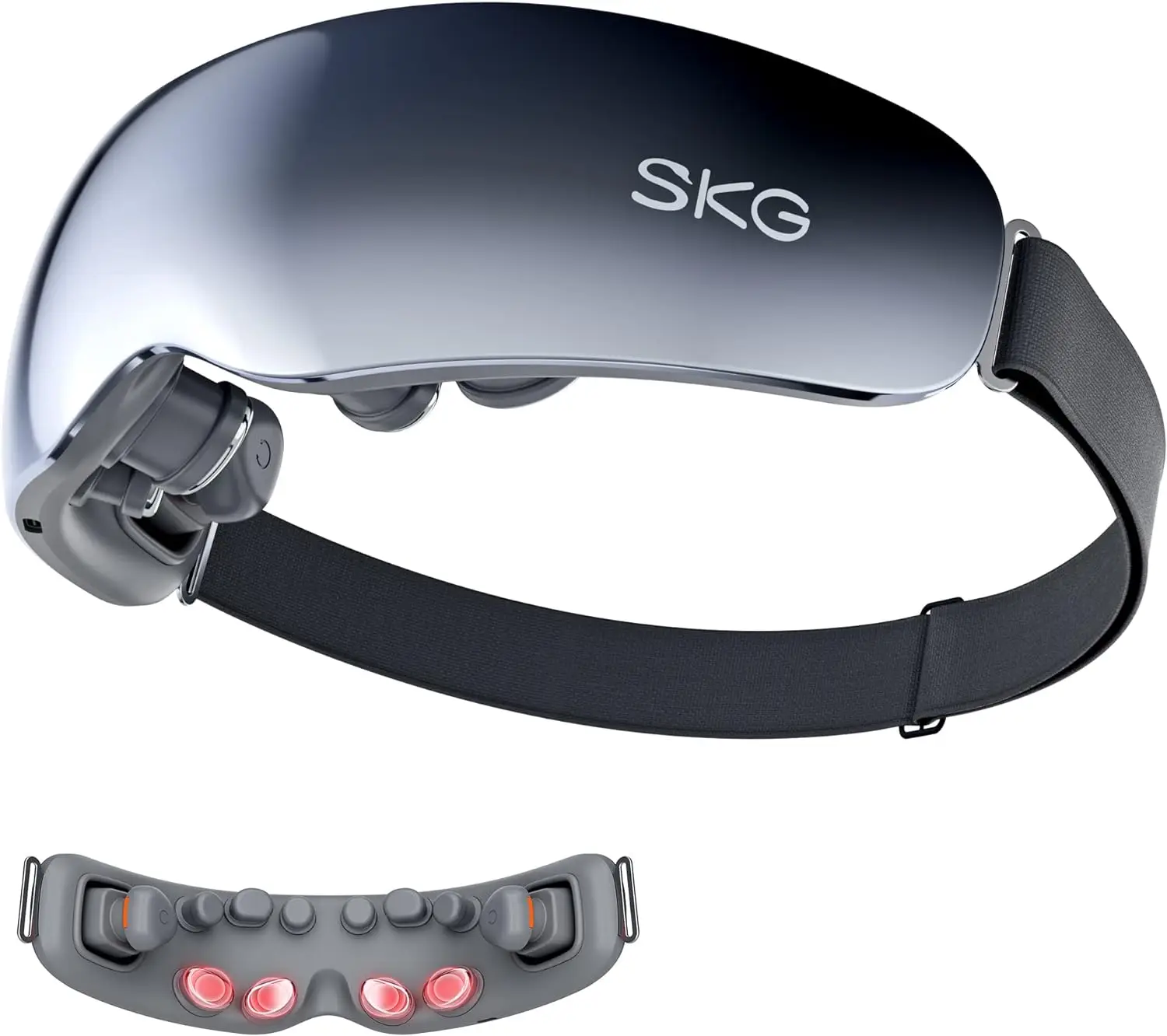 SKG Eye Massager with Heat, Vibration, Bluetooth, Smart Heated for  Eyes, Improve Sleep Relaxation