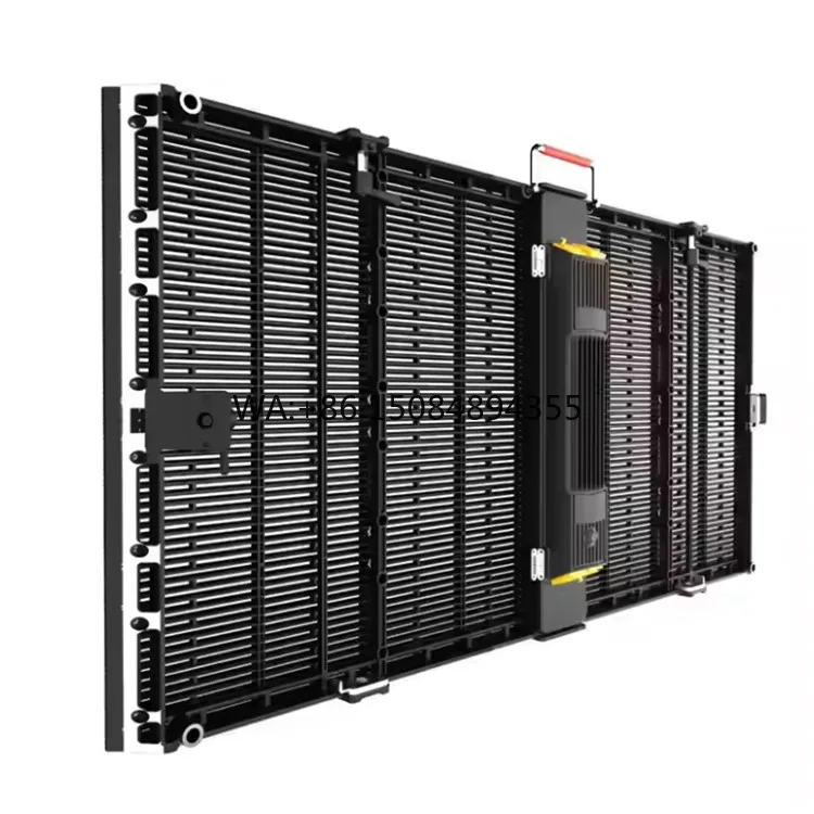 Window Advertising LED Mesh Screen, 3.9x7.8mm Indoor LED Panel, 500x1000mm Transparent Billboard for 4S Auto Store Mall
