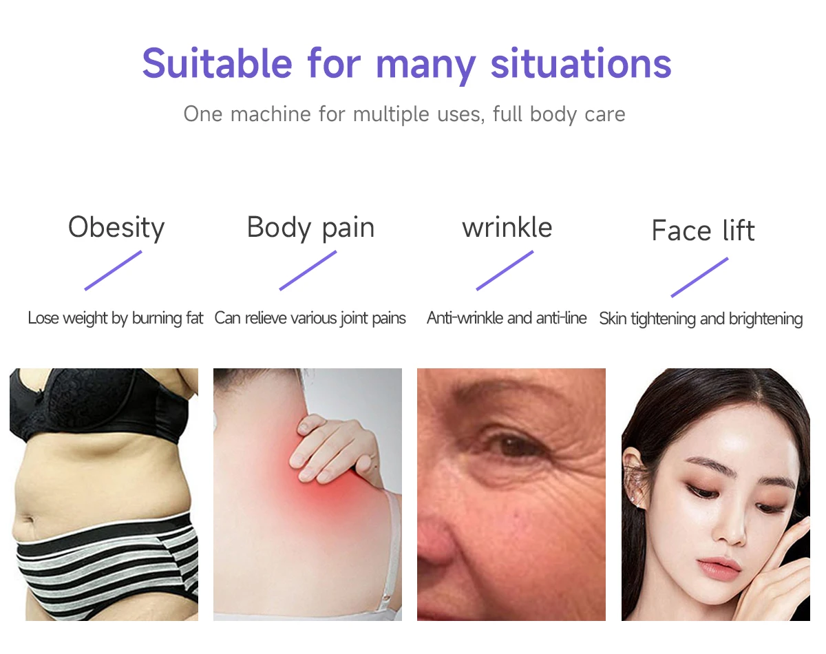 5 IN 1 40K Ultrasonic Cavitation Vacuum Radio Frequency RF Fat Cavitation Slimming Machine Lipo Laser Skin Care Beauty Machine - view 6
