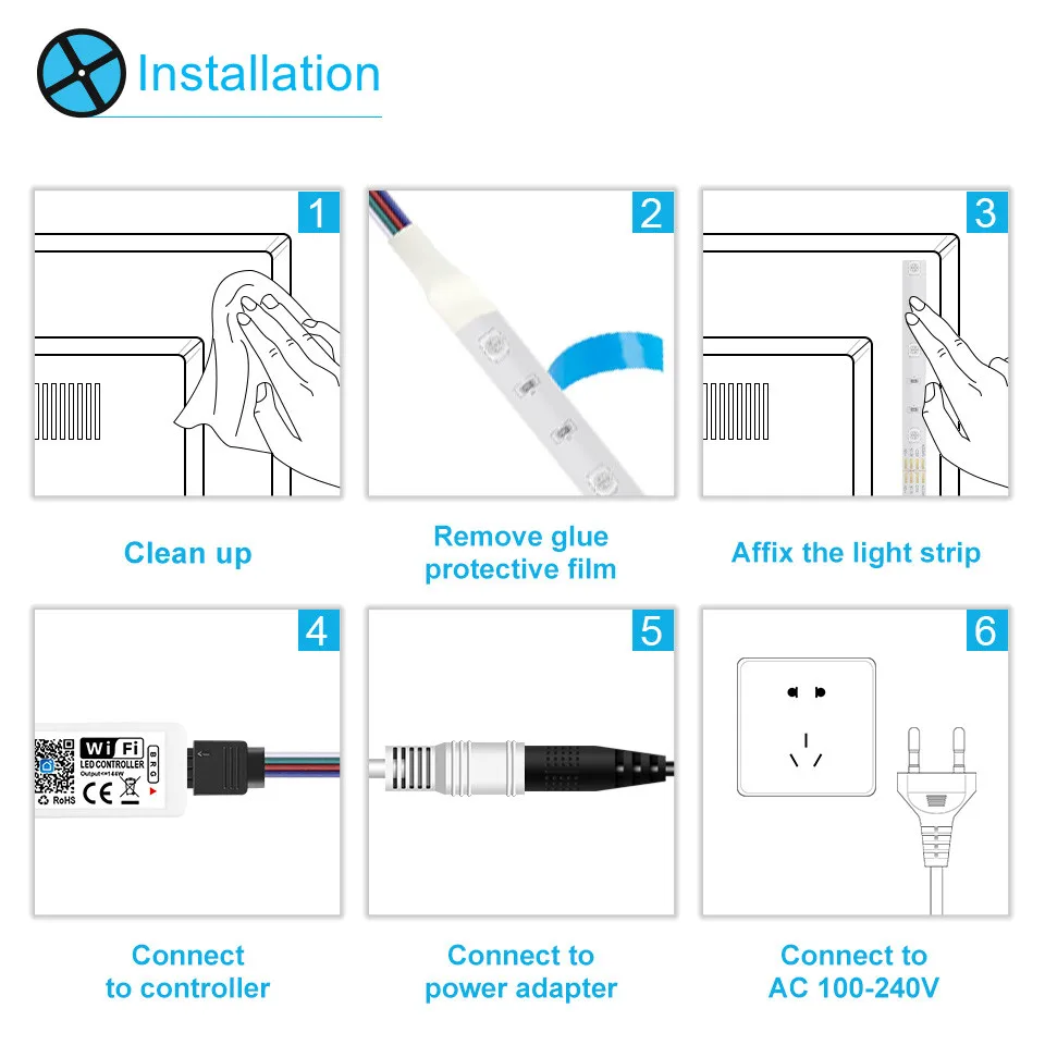 Taśma LED DC 5V 5050 USB Bluetooth elastyczna taśma gra komputerowa ekran RGB wstążka 1-5M dekoracja podświetlenie TV